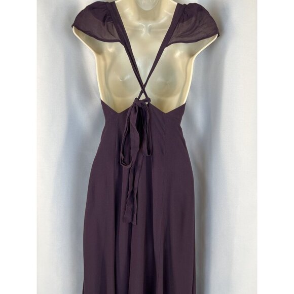 NWT Reformation Dylan Gown Blackberry Purple $328 - Picture 7 of 12